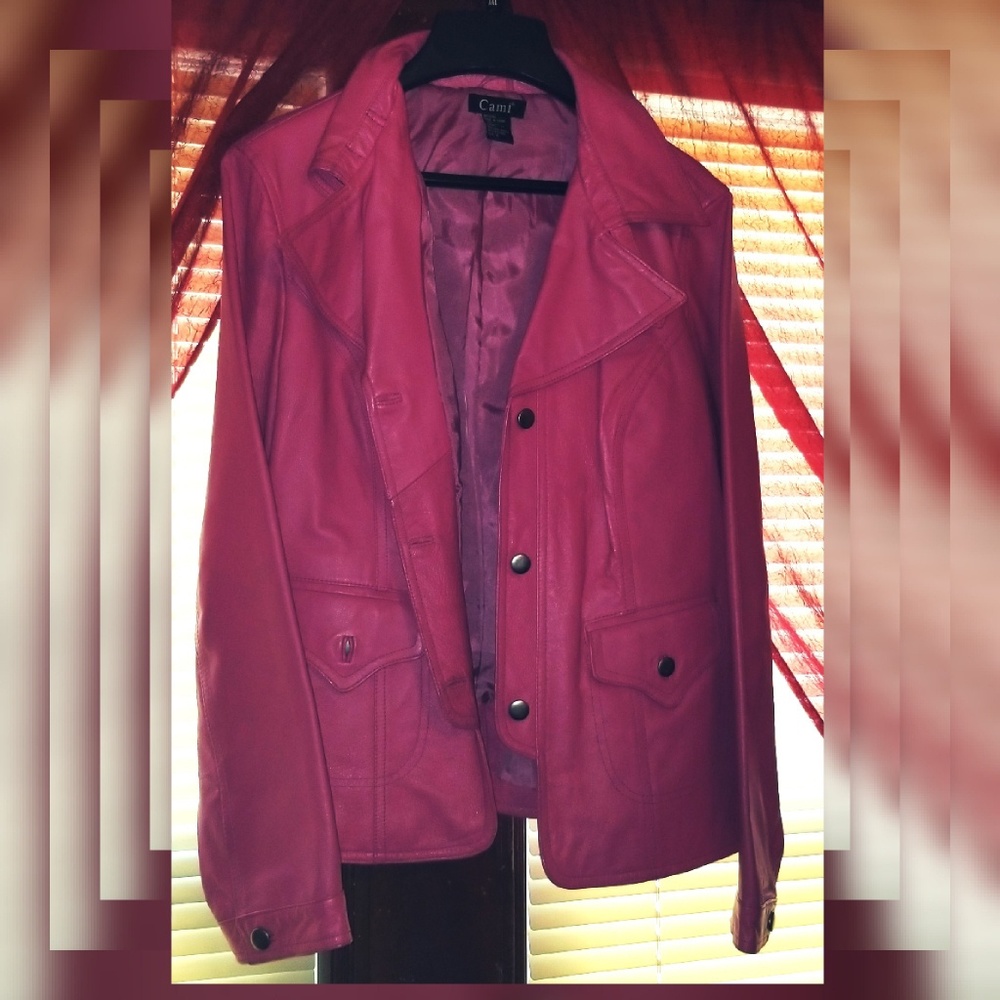 Leather jacket